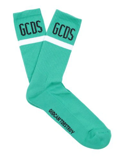 Shop Gcds Short Socks In Green