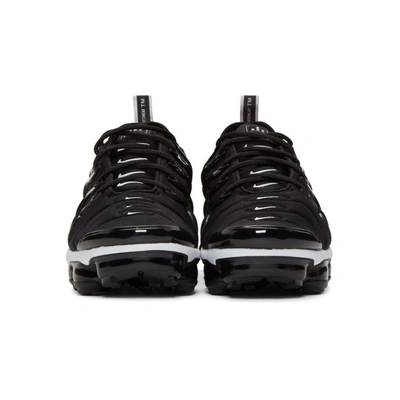Shop Nike Black & White Air Vapormax Plus Sneakers