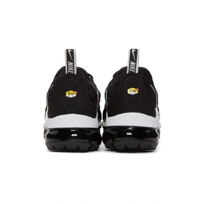 Shop Nike Black & White Air Vapormax Plus Sneakers