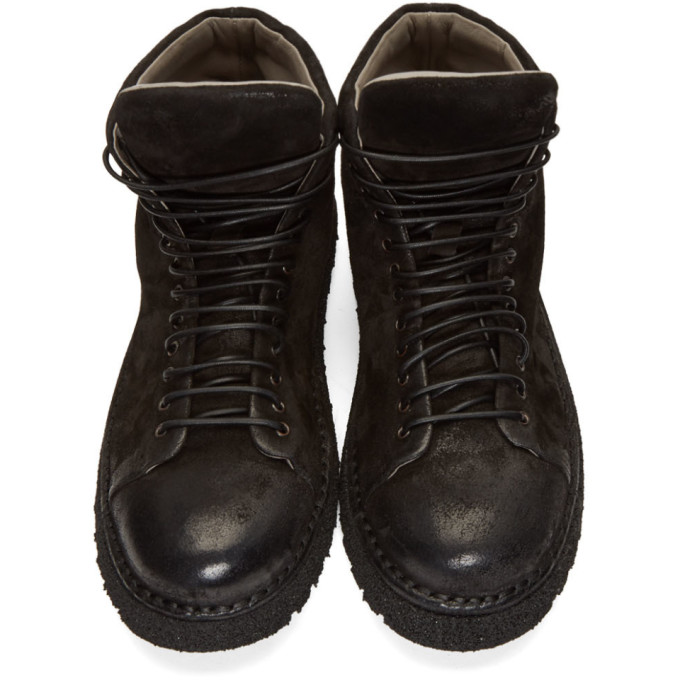 Marsèll Marsell Black Pallottola Pomice Boots In 6966 Black | ModeSens