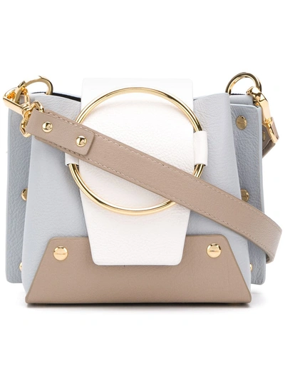 Shop Yuzefi Mini Delaila Shoulder Bag In Blue