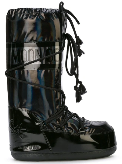Shop Jeremy Scott X Moon Boots - Black