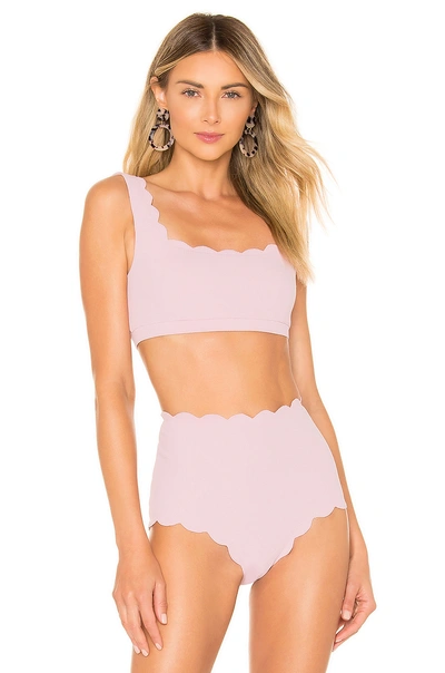 Shop Marysia Palm Springs Top In Lavender