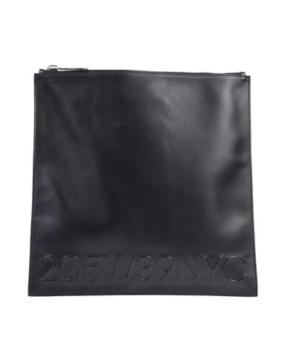 Shop Calvin Klein 205w39nyc Man Handbag Black Size - Soft Leather