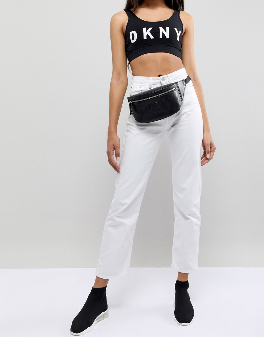 dkny logo fanny pack