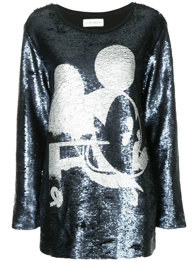 Shop Faith Connexion Mickey Mouse Embellished Sweater - Blue