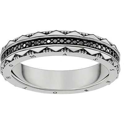 Thomas Sabo Filigree Sterling Silver And Zirconia Ring, Size: 58mm, Silver  | ModeSens