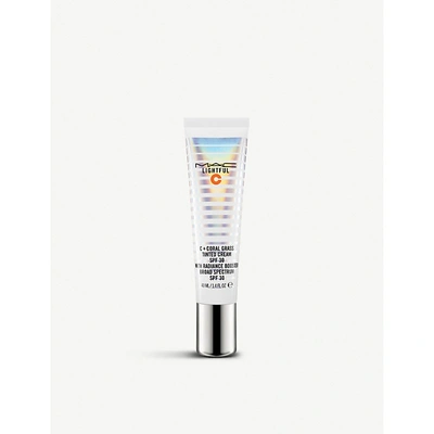 Shop Mac Lightful C + Coral Grass Tinted Cream Spf 30 With Radiance Booster 40ml In Light Plus
