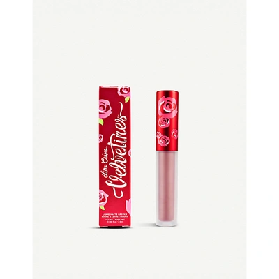 Shop Lime Crime Metallic Velvetines Matte Lipstick 2.6ml In Happi