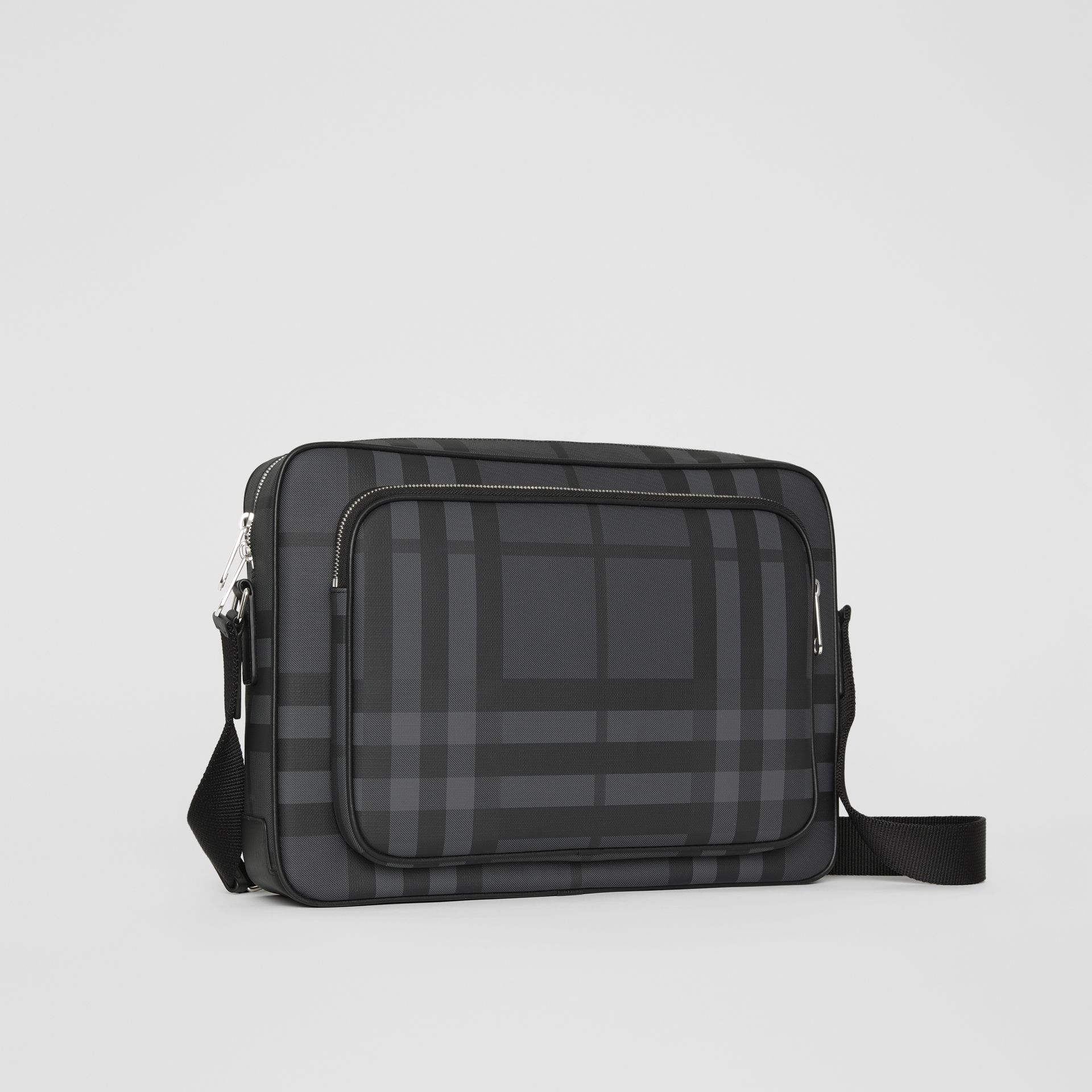 burberry leather messenger bag