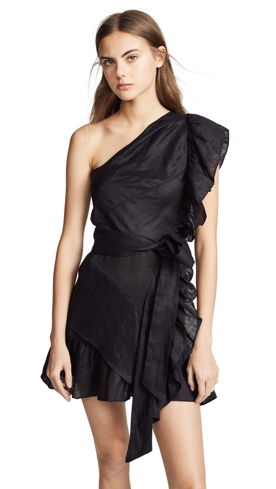 Shop Isabel Marant Étoile Teller Dress In Black