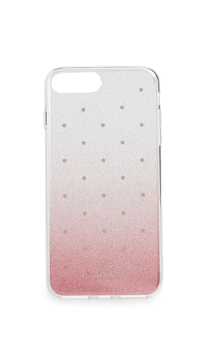Shop Kate Spade Glitter Dot Iphone 7 Plus / 8 Plus Case In Pink Multi