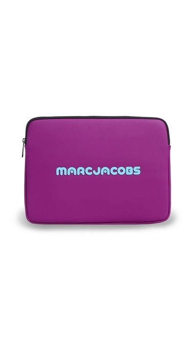 Shop Marc Jacobs 13" Computer Case In Magenta