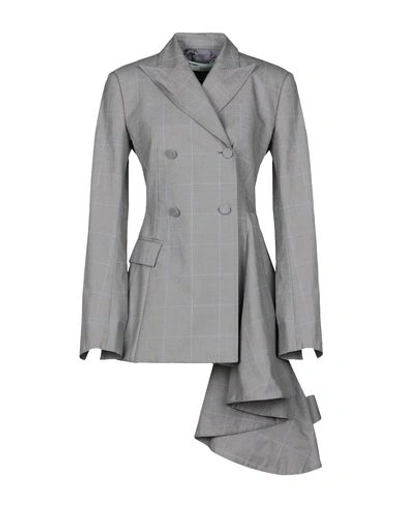 Shop Off-white Sartorial Jacket In Light Grey