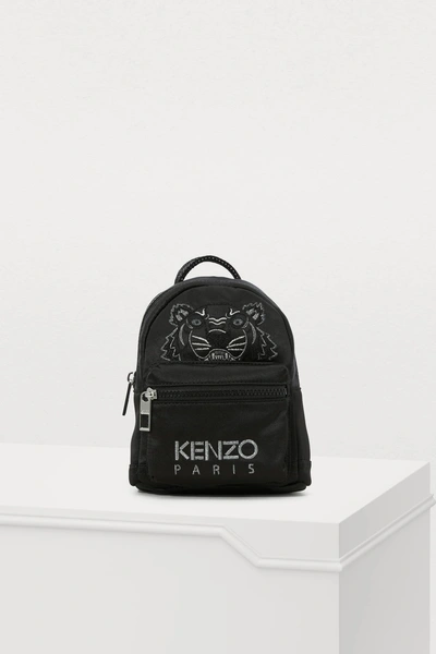 Shop Kenzo Mini Satin Tiger Rucksack 'holiday Capsule' In Black