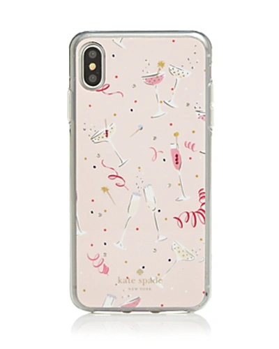 Shop Kate Spade New York Jeweled Champagne Iphone X/xs And Xs Max Case In Multi