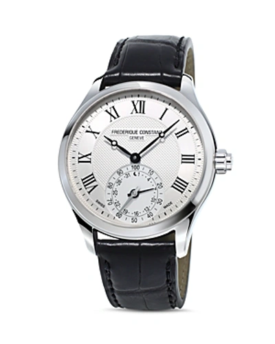 Shop Frederique Constant Horological Smartwatch, 42mm In White/black