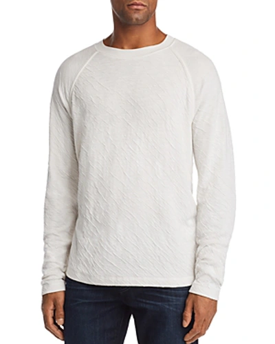 Shop 7 For All Mankind Long-sleeve Double-knit Raglan Tee In Winter White