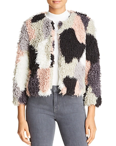 Shop 1.state Patchwork Faux Fur Jacket In French Pink