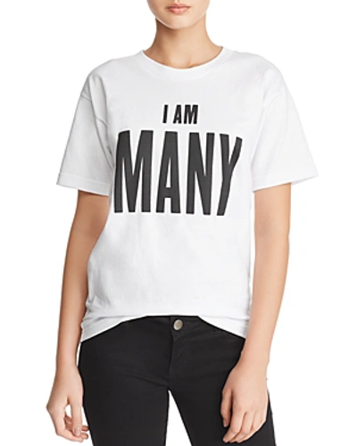 Shop Rebecca Minkoff I Am Many Tee In White/black