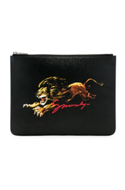 Shop Givenchy Large Zipped Pouch In Multi