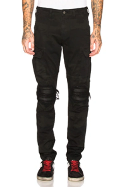 Shop Amiri Classic Cargo Pants In Black,camo