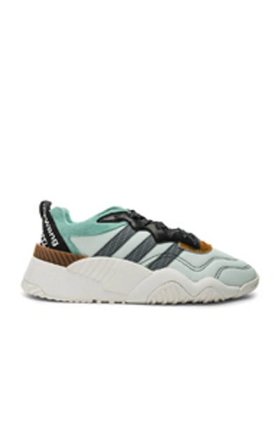 Shop Adidas Originals By Alexander Wang Turnout Trainer Sneaker In Clear Mint & Core Black