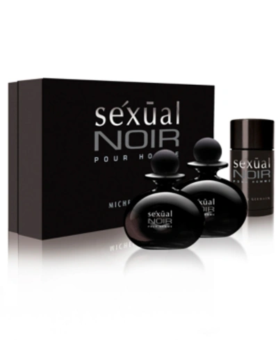 Shop Michel Germain Men's Sexual Noir Pour Homme 3-pc. Gift Set, Created For Macy's