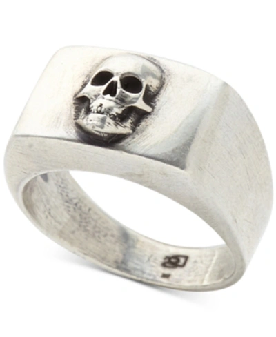 Shop Degs & Sal Men's Skull Ring In Sterling Silver