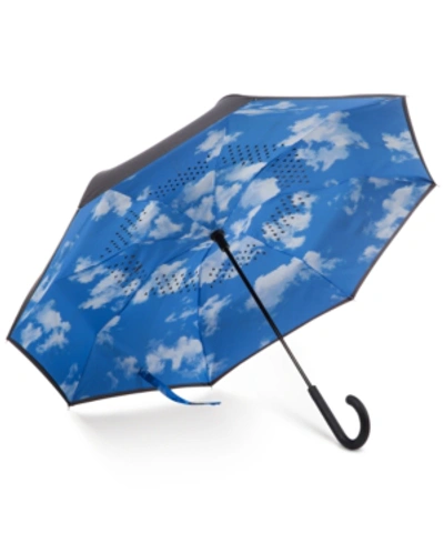Shop Totes Inbrella Reverse Close Umbrella In Clouds