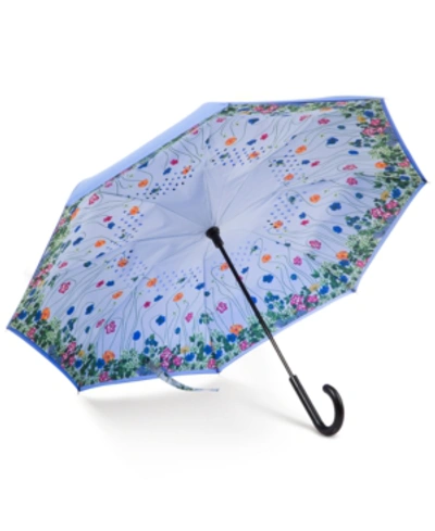 Shop Totes Inbrella Reverse Close Umbrella In Flower