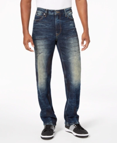 Shop Sean John Men's Hamilton Relaxed Slim Fit Jeans In Revolt Wash