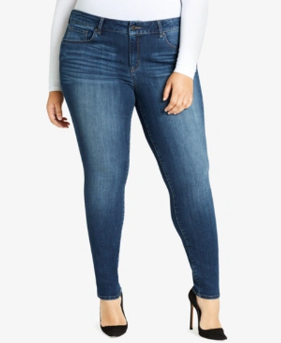 Shop William Rast Trendy Plus Size Skinny Jeans In Skyfall