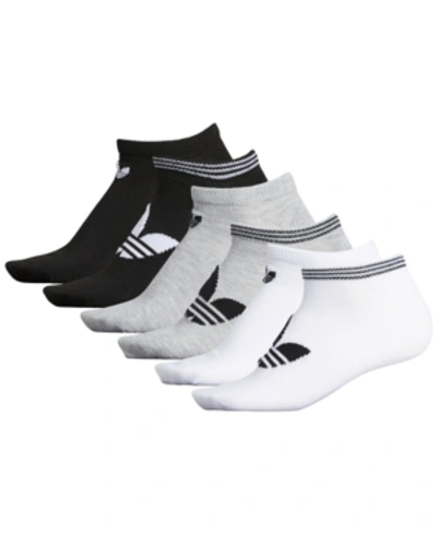 Shop Adidas Originals 6-pk. Superlite No-show Women's Socks In White/grey/black
