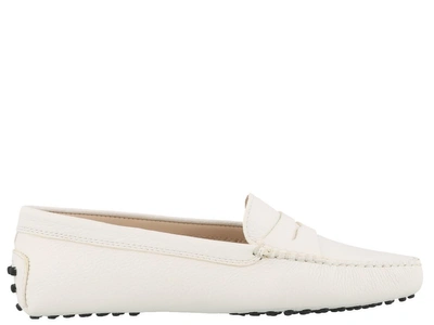 Shop Tod's Gommini Loafer In White