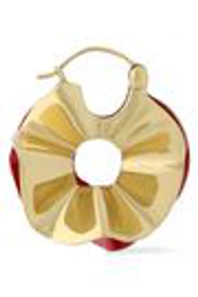 Shop Ellery Woman Flourish Gold-tone Earrings Gold