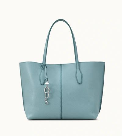 Shop Tod's Joy Bag Medium In Light Blue