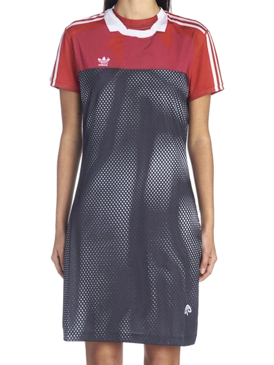 Shop Adidas Originals By Alexander Wang Photocopy Dress In Multicolor