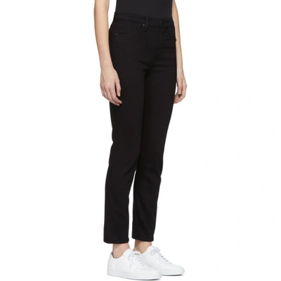 Shop Rag & Bone Rag And Bone Black High-rise Ankle Skinny Jeans In 001 Black