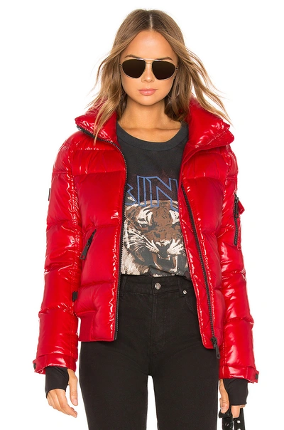 Shop Sam Freestyle Bomber In Cherry