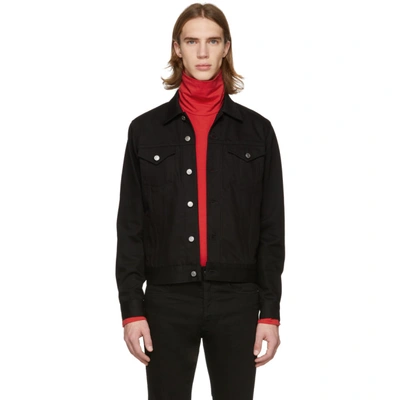 Shop Givenchy Black Denim 4g Webbing Jacket