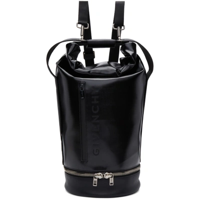 Shop Givenchy Black Large Jaw Backpack In 001 Black