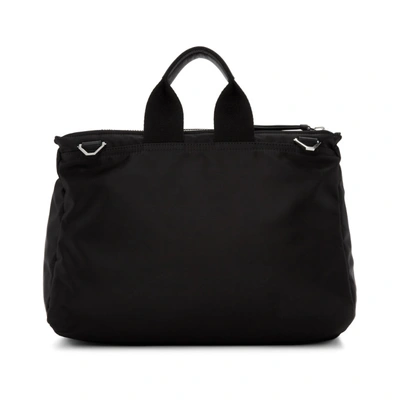 Shop Givenchy Black Twill Pandora Messenger Bag In 001 Black