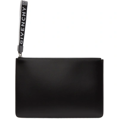 Shop Givenchy Black 4g Webbing Pouch