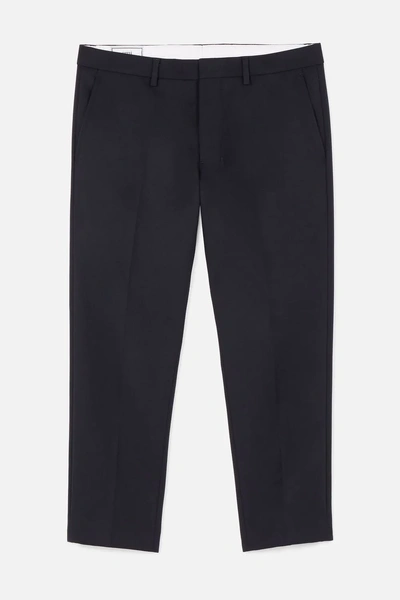 Shop Ami Alexandre Mattiussi Cropped Trousers In Blue