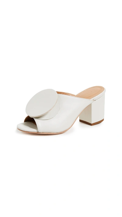 Shop The Palatines Salio Origami Mules In White/white
