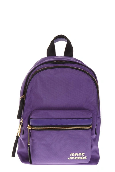 Shop Marc Jacobs Medium Nylon Backpack In Purple