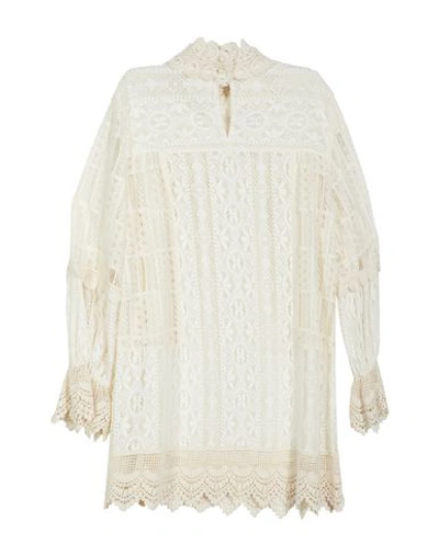 Shop Anna Sui Blouses In Beige