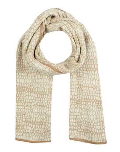 Shop Fontana Couture Scarves In Sand