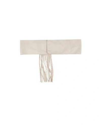 Shop Fontana Couture High-waist Belt In Beige